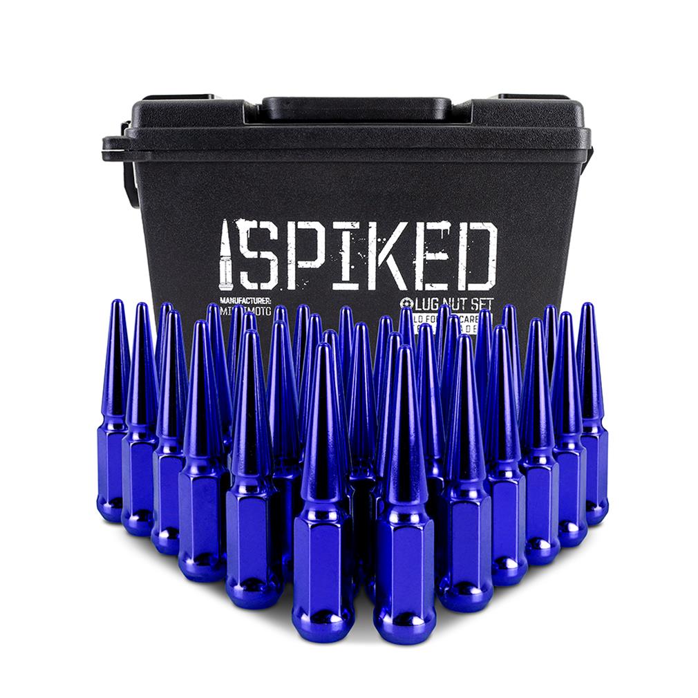 Mishimoto MMLG-SP1415-32BL Mishimoto Spiked Lug Nuts | Summit Racing