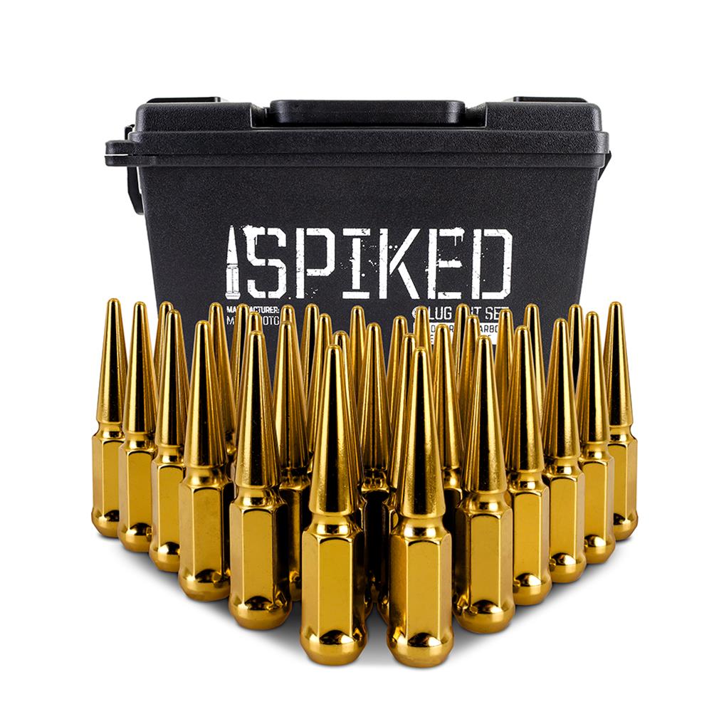 Mishimoto MMLG-SP1415-32GD Mishimoto Spiked Lug Nuts | Summit Racing