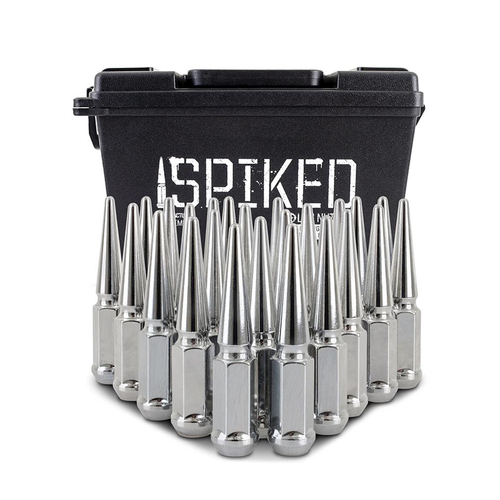 Mishimoto MMLG-SP1215-24CH Mishimoto Spiked Lug Nuts | Summit Racing
