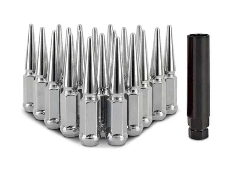 Mishimoto MMLG-SP1415-32CH Mishimoto Spiked Lug Nuts | Summit Racing