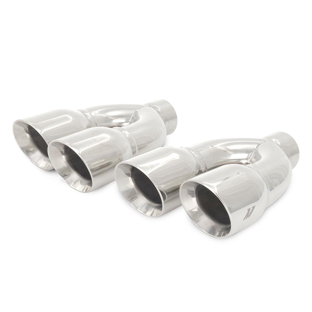 Mishimoto MMEXH-TIP-QY25P Mishimoto Dual Offset Exhaust Tips