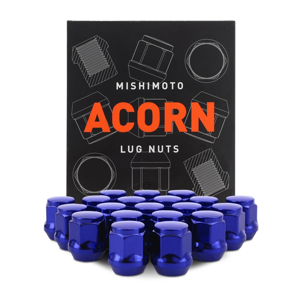 Mishimoto MMLG-AC1415-32BL Mishimoto Steel Lug Nuts | Summit Racing