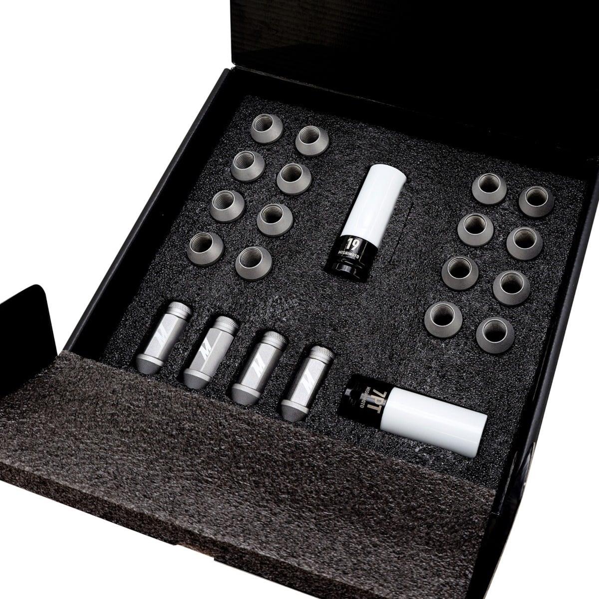 Mishimoto MMLG-M14-20LBK Mishimoto Steel Locking Lug Nuts | Summit
