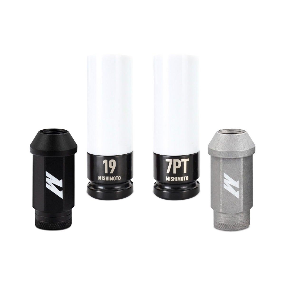 Mishimoto MMLG-M14-24LBK Mishimoto Steel Locking Lug Nuts | Summit
