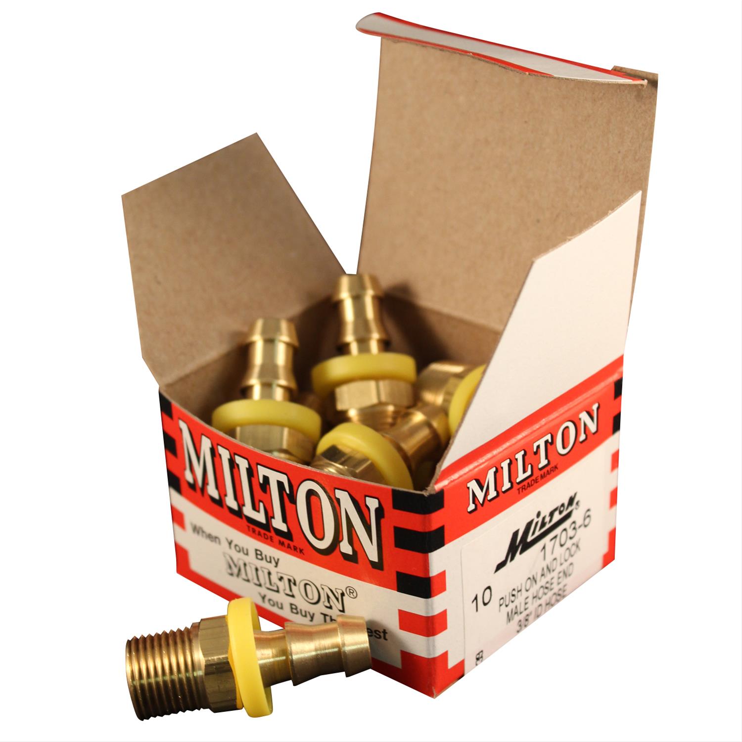 Milton Industries 17036 Milton PushOn and Lock Swivel Fittings