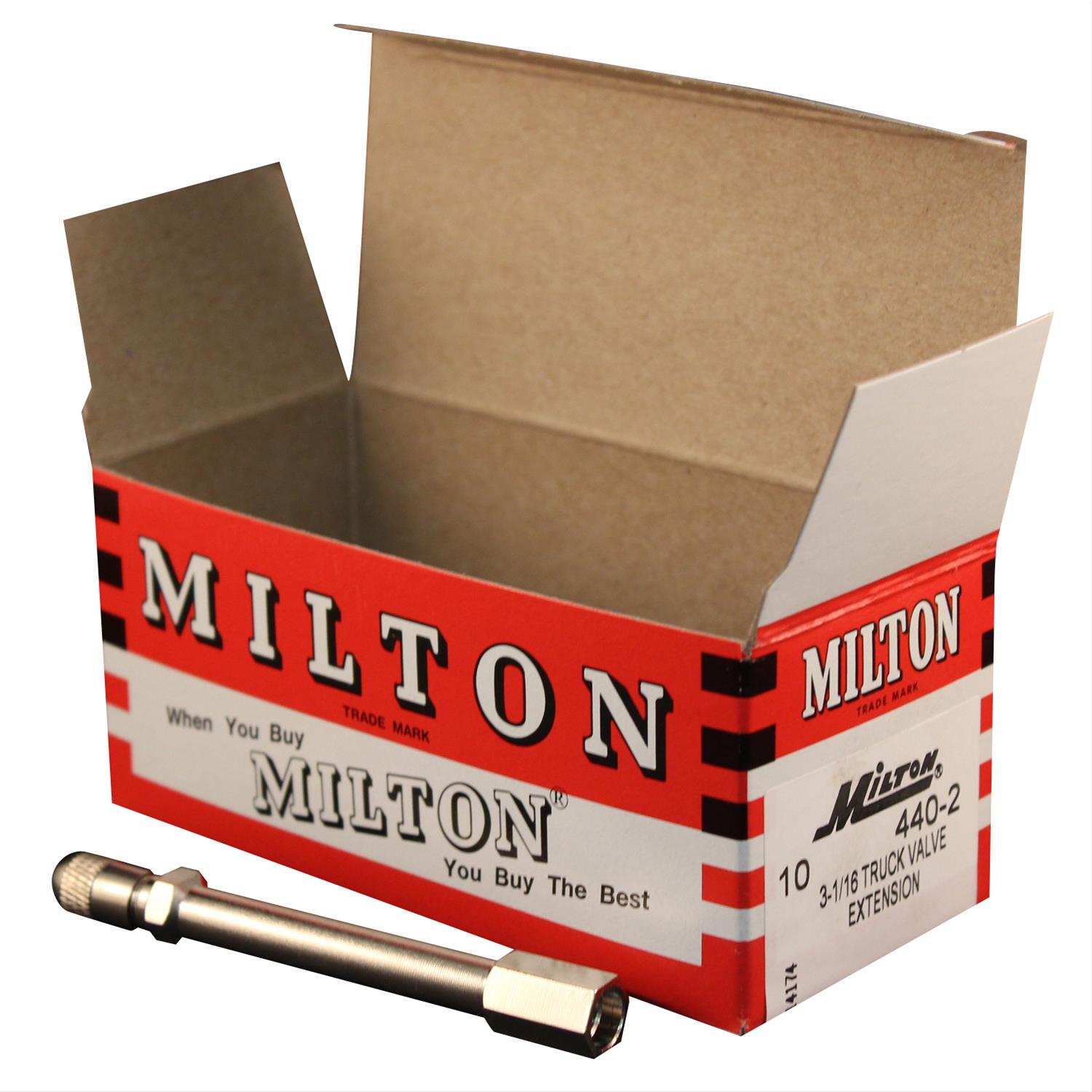 Milton Industries 4402 Milton Valve Stem Extensions Summit Racing