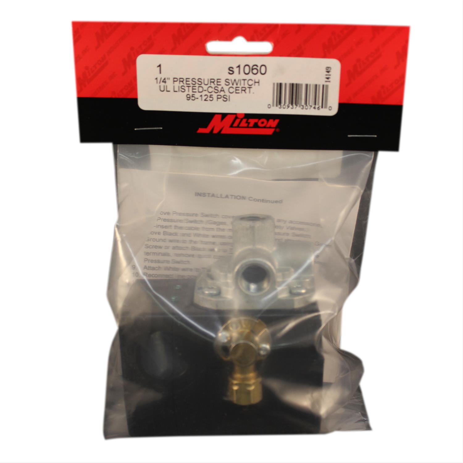 Milton Industries S1060 Milton Air Compressor Switches Summit Racing