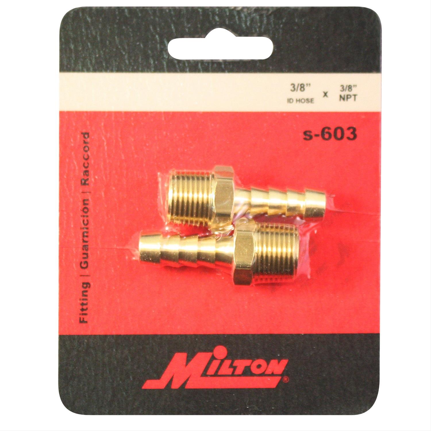 Milton Industries MIS-603 Milton Hose End Fittings | Summit Racing