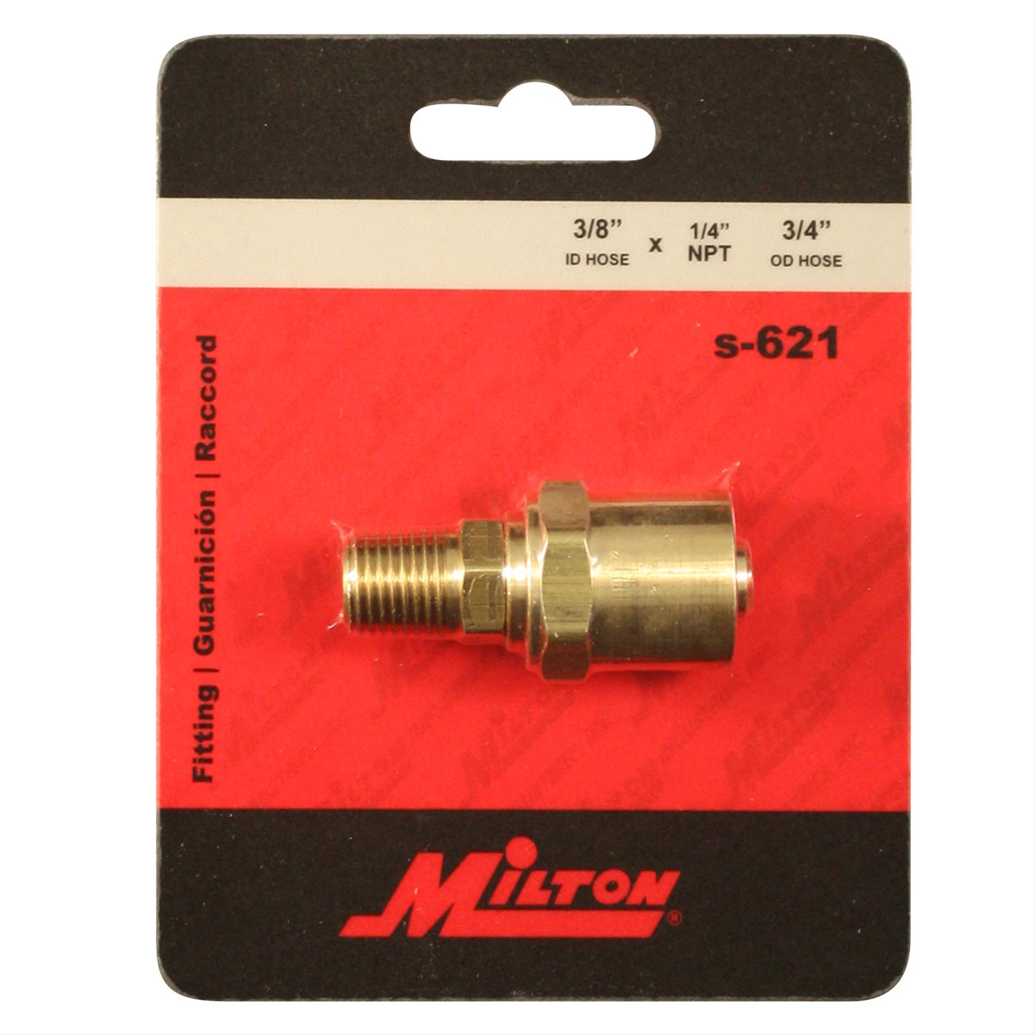 Milton Industries S621 Milton Reusable Hose End Fittings Summit Racing