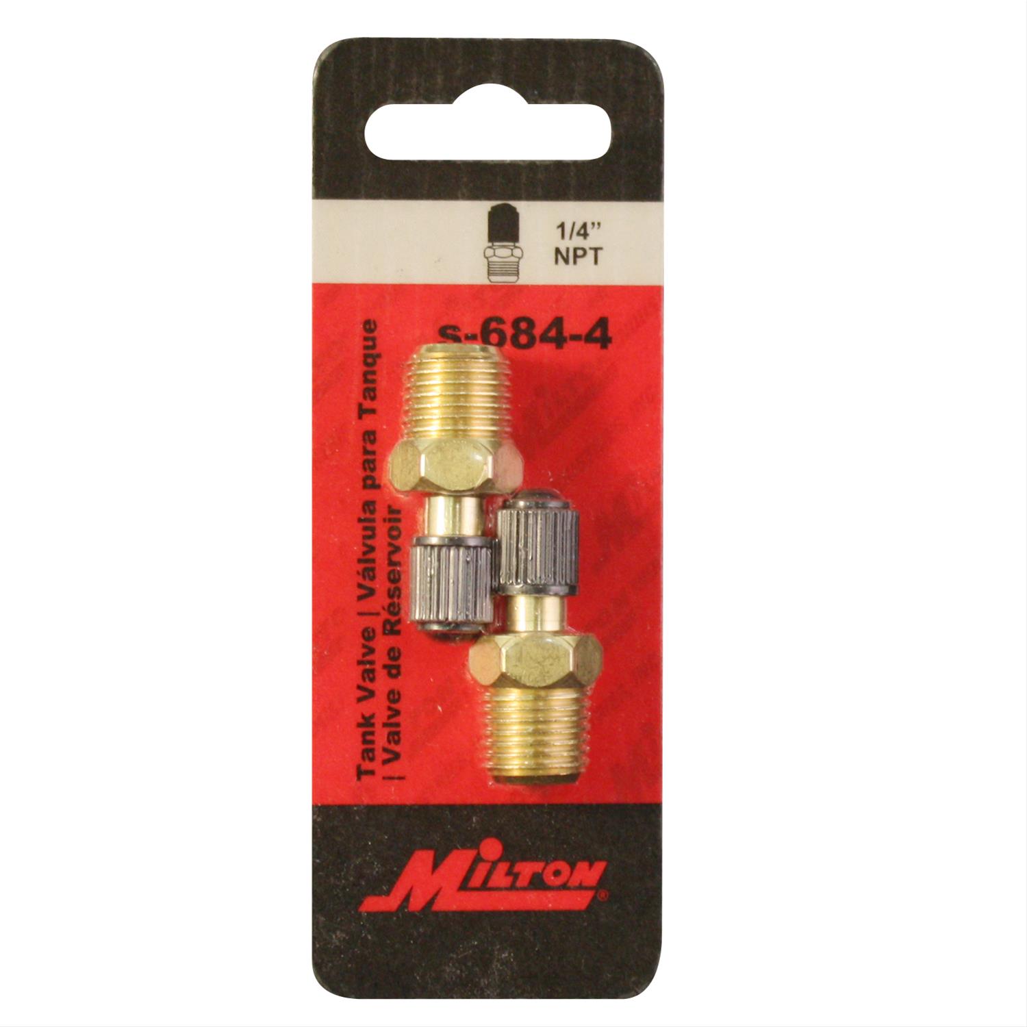 Milton Industries S-684-4 Milton Schrader Valves | Summit Racing