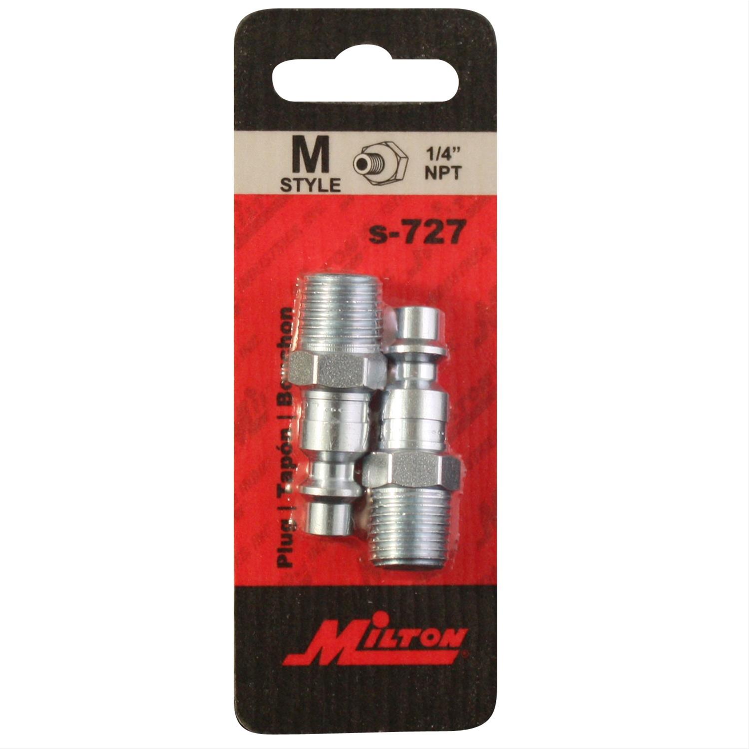 Milton Industries S727 Milton MStyle Plugs Summit Racing