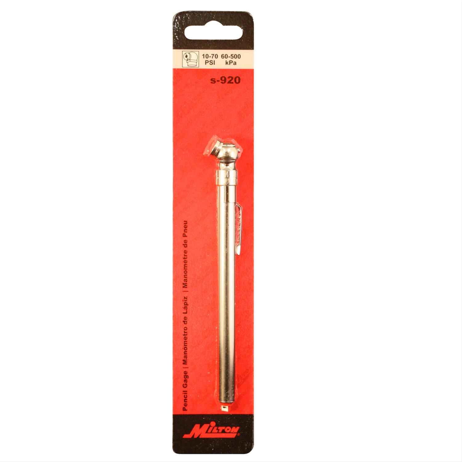 Milton Industries S-920 Milton Pencil-Type Tire Pressure Gauges ...