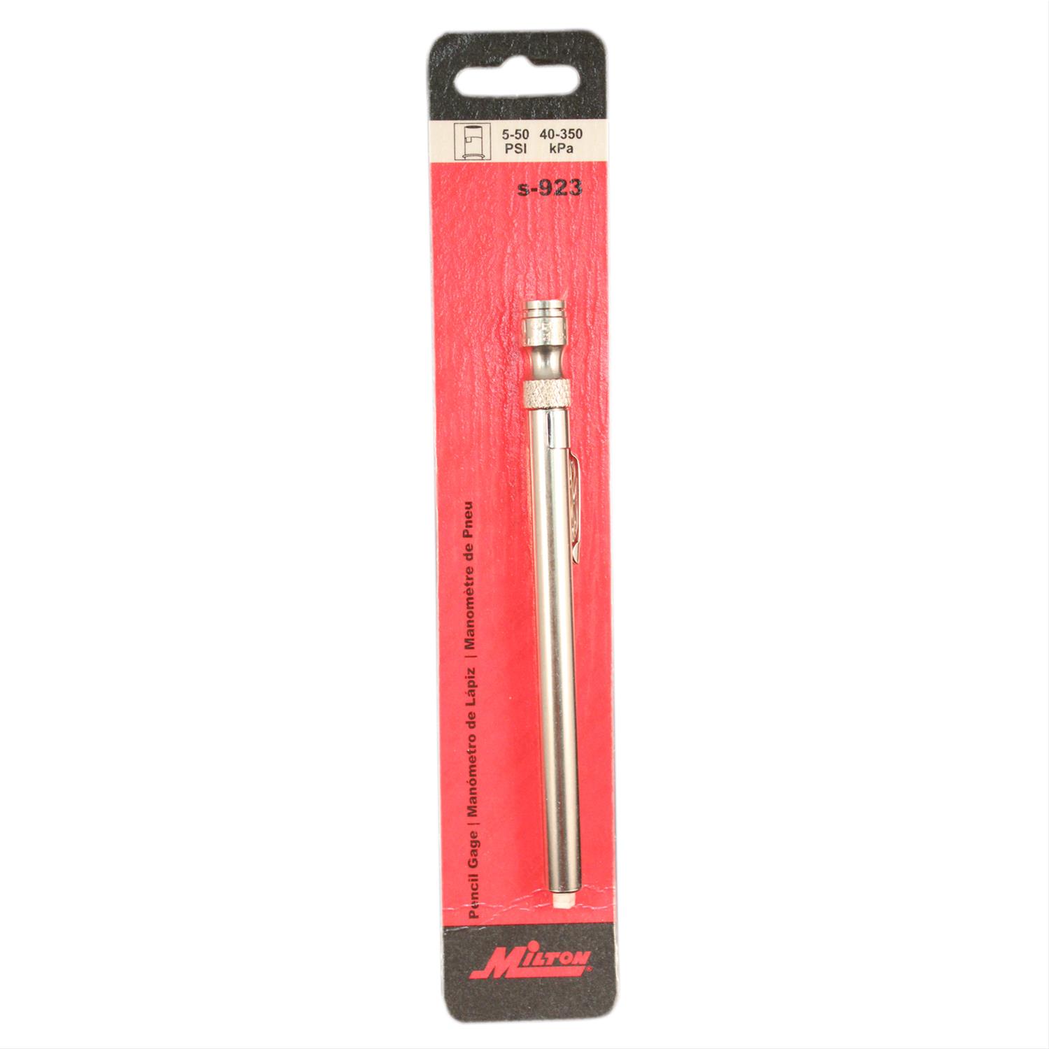 Milton Industries S-923 Milton Pencil-Type Tire Pressure Gauges ...