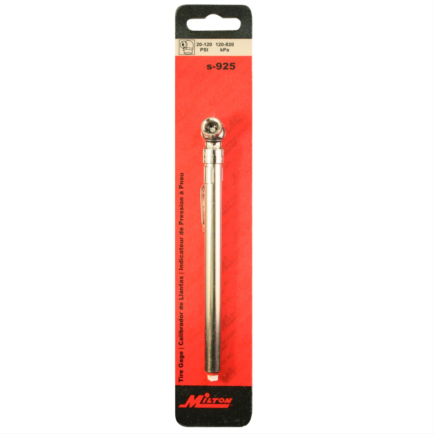 Milton Industries S925 Milton PencilType Tire Pressure Gauges