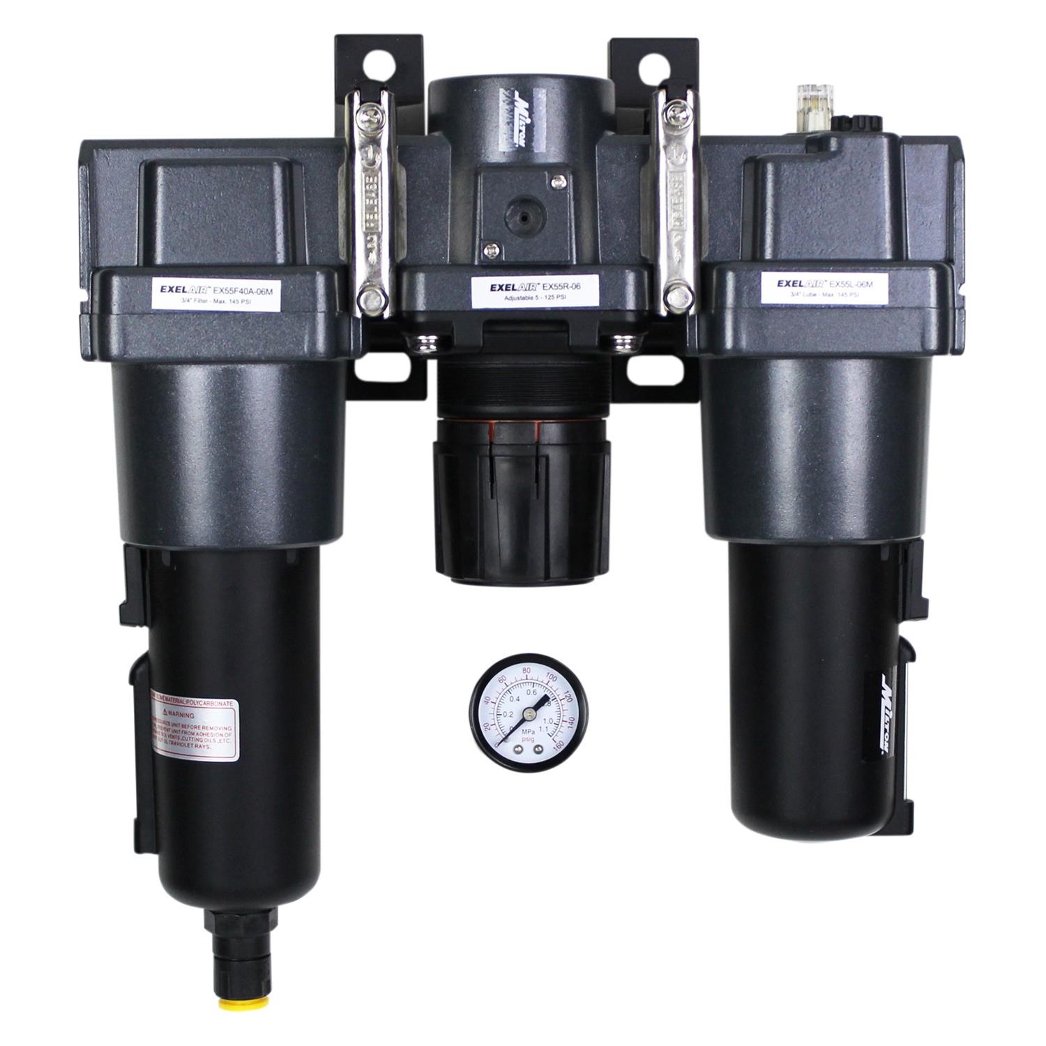 EXELAIR? by Milton FRL (High Flow) Air Regulator - 3/4 EXELAIR? by Milton FRL (High Flow) Air Regulator - 3/4