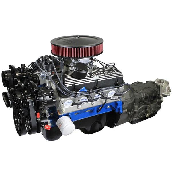 BluePrint Builder Series 302W/365HP Bronco Edition EFI Crate Engine and 4R70W Transmission Combos B302FKB4WDB Combo, Series, 302W/365HP, Edition, EFI, , Aluminum Heads, 5.0L/302, Ford Windsor, Kit