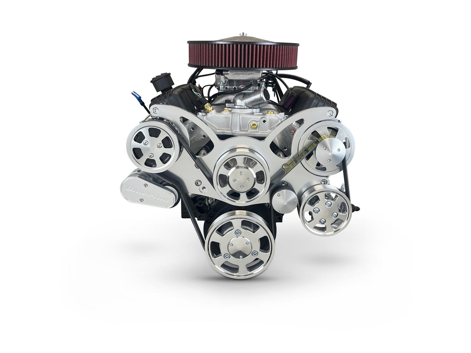 BluePrint Engines Engine and Transmission Combos B383FK4WD 383c.i. Truck Edition Builder Series, Fuel Injected, 700R4 Automatic 4WD Ready w/Polished Pulley Kit. Incl.30 month/50,000 warranty&Dyno thumbnail 6