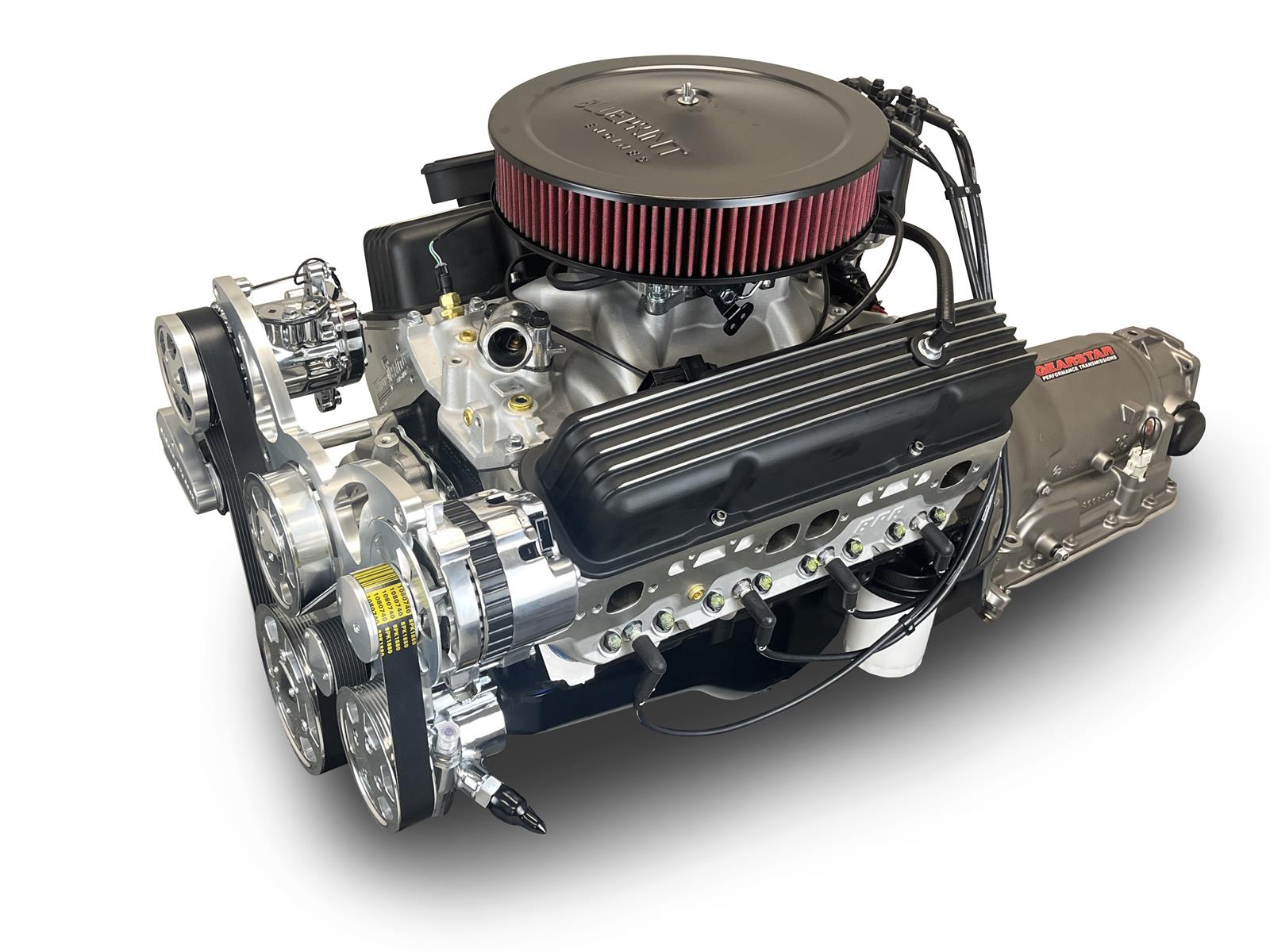 BluePrint Engines Engine and Transmission Combos B383FK4WD 383c.i. Truck Edition Builder Series, Fuel Injected, 700R4 Automatic 4WD Ready w/Polished Pulley Kit. Incl.30 month/50,000 warranty&Dyno thumbnail 4
