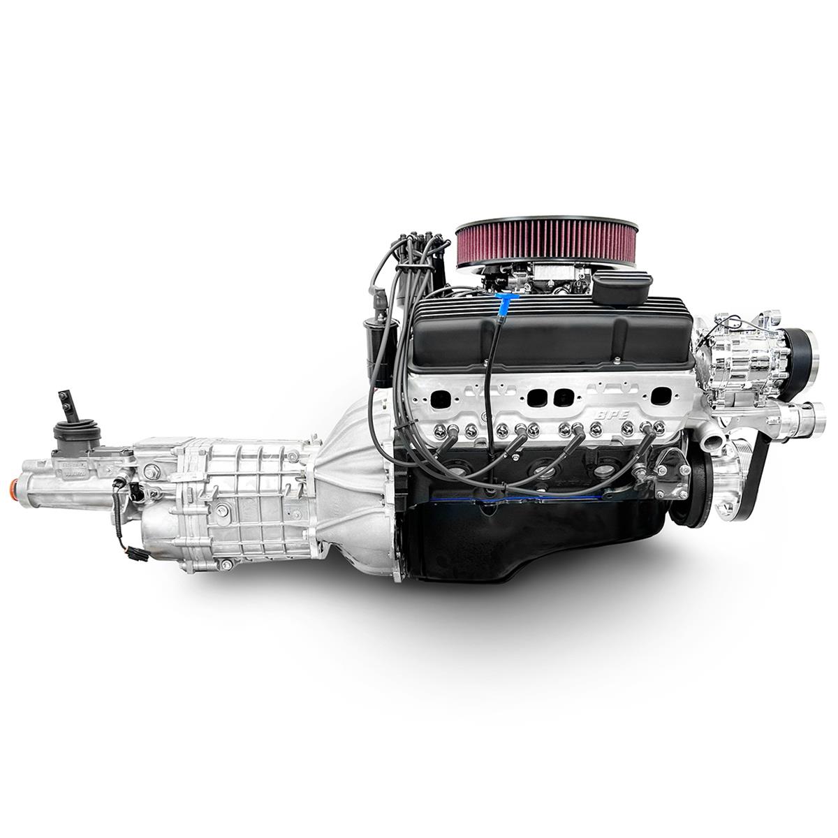 BluePrint Builder Series 383/436HP Standard Edition EFI Crate Engine and TKX Transmission Combos B383FKTKX 383 c.i. Series, Fuel Injected, Manual w/Polished Pulley Kit. Incl. 30 month / 50,000 warranty & Dyno thumbnail 2