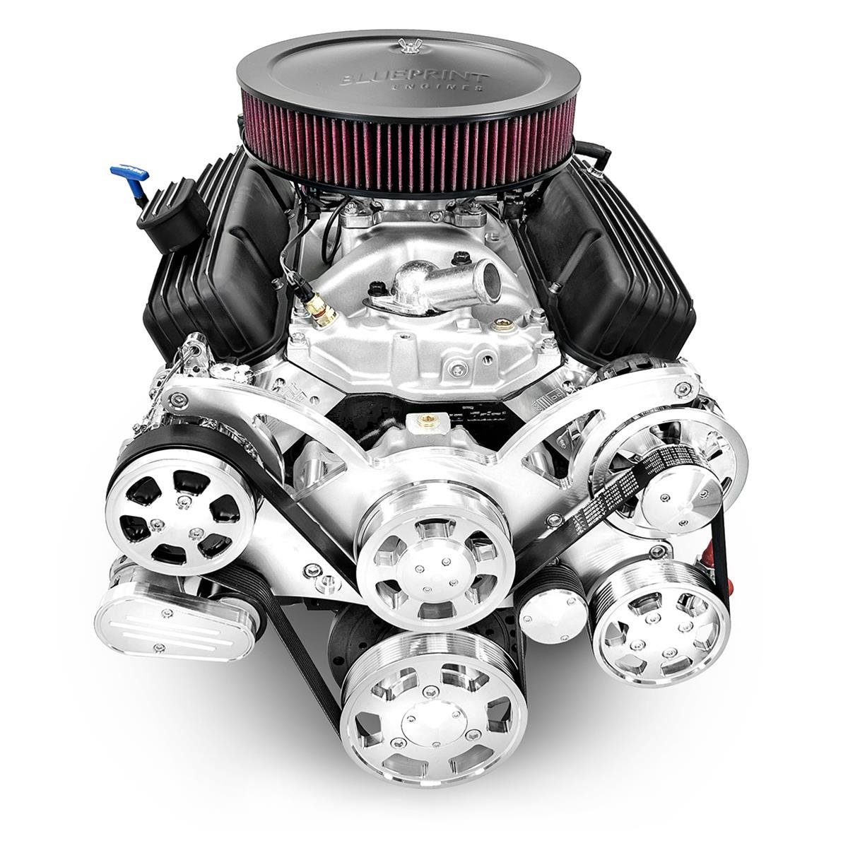 BluePrint Builder Series 383/436HP Standard Edition EFI Crate Engine and TKX Transmission Combos B383FKTKX 383 c.i. Series, Fuel Injected, Manual w/Polished Pulley Kit. Incl. 30 month / 50,000 warranty & Dyno thumbnail 3