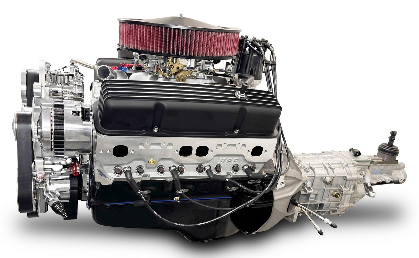BluePrint Engines Engine and Transmission Combos B383KTKX 383 c.i. Standard Edition Builder Series, Carbureted, TKX Manual w/Polished Pulley Kit. Incl. 30 month/50,000 warranty & Dyno thumbnail 3