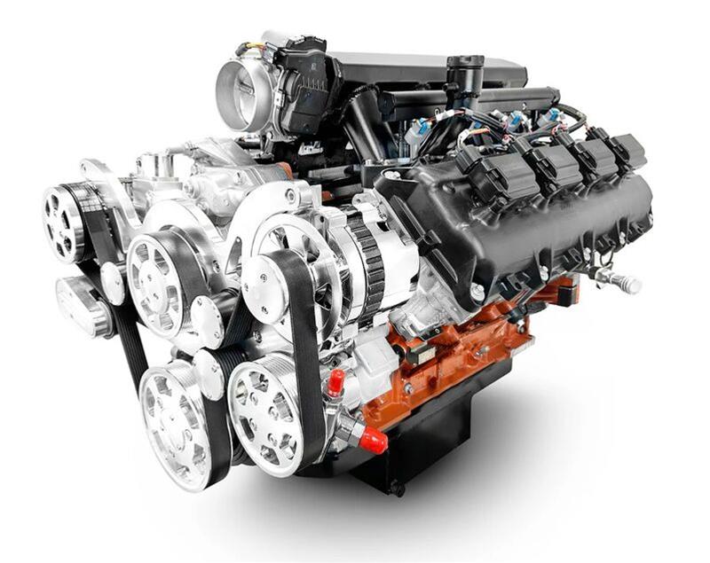 BluePrint Builder Series 426/610HP Standard Edition EFI Crate Engine and 4L65/70E Trans Combos B426K4L7 426 c.i. Series, Carbureted, Automatic Transmission /w Polished Pulley Kit. Incl. 30 month/50,000 warranty & Dyno