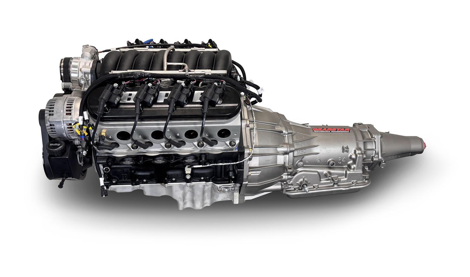 BluePrint Engines Engine and Transmission Combos BLS4273K4L7 427 c.i. LS Builder Series Iron Block Standard Edition, Fuel Injected, 4L65/70E Automatic w/ Black Pulley Kit thumbnail 4