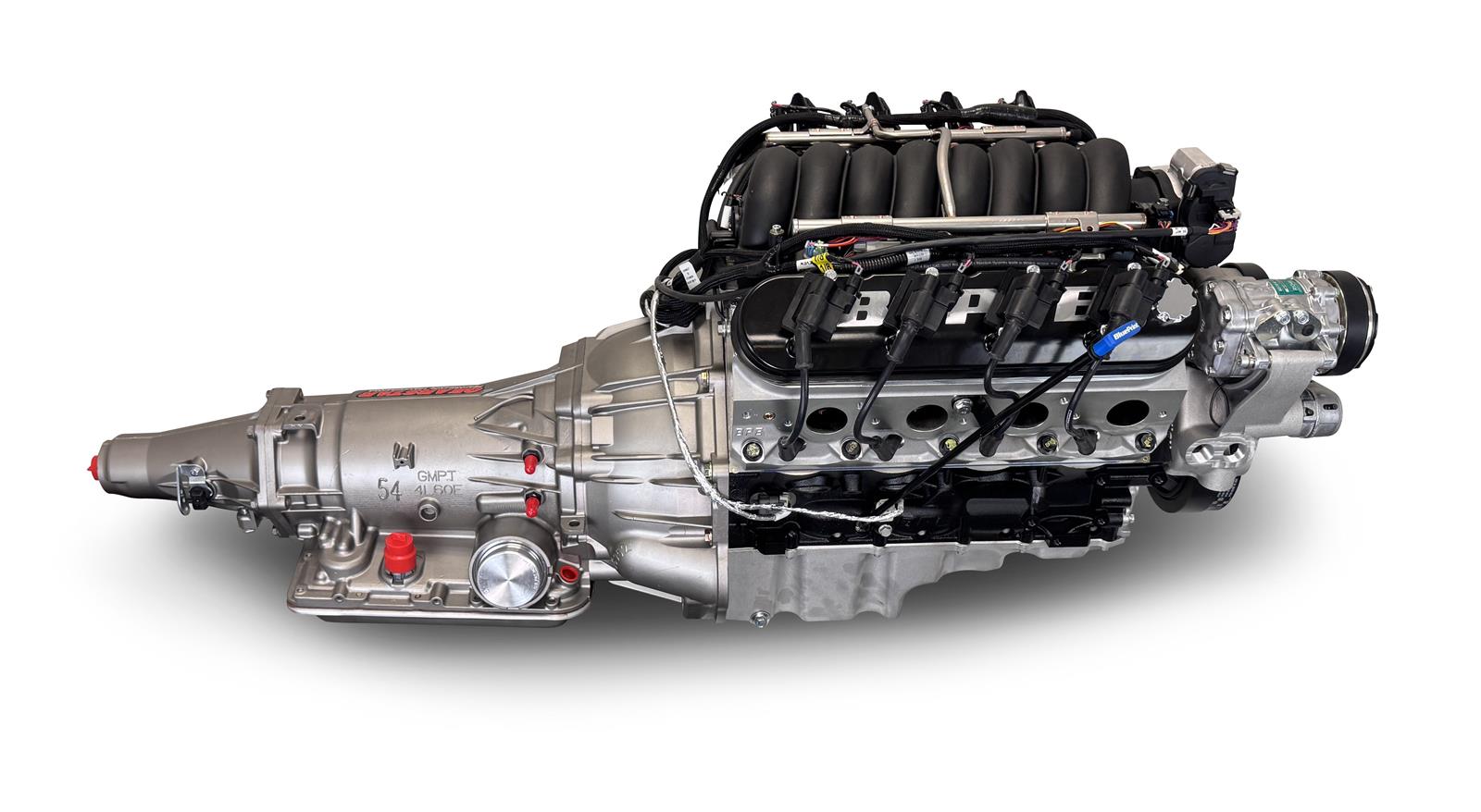 BluePrint Engines Engine and Transmission Combos BLS4273K4L7 427 c.i. LS Builder Series Iron Block Standard Edition, Fuel Injected, 4L65/70E Automatic w/ Black Pulley Kit thumbnail 5