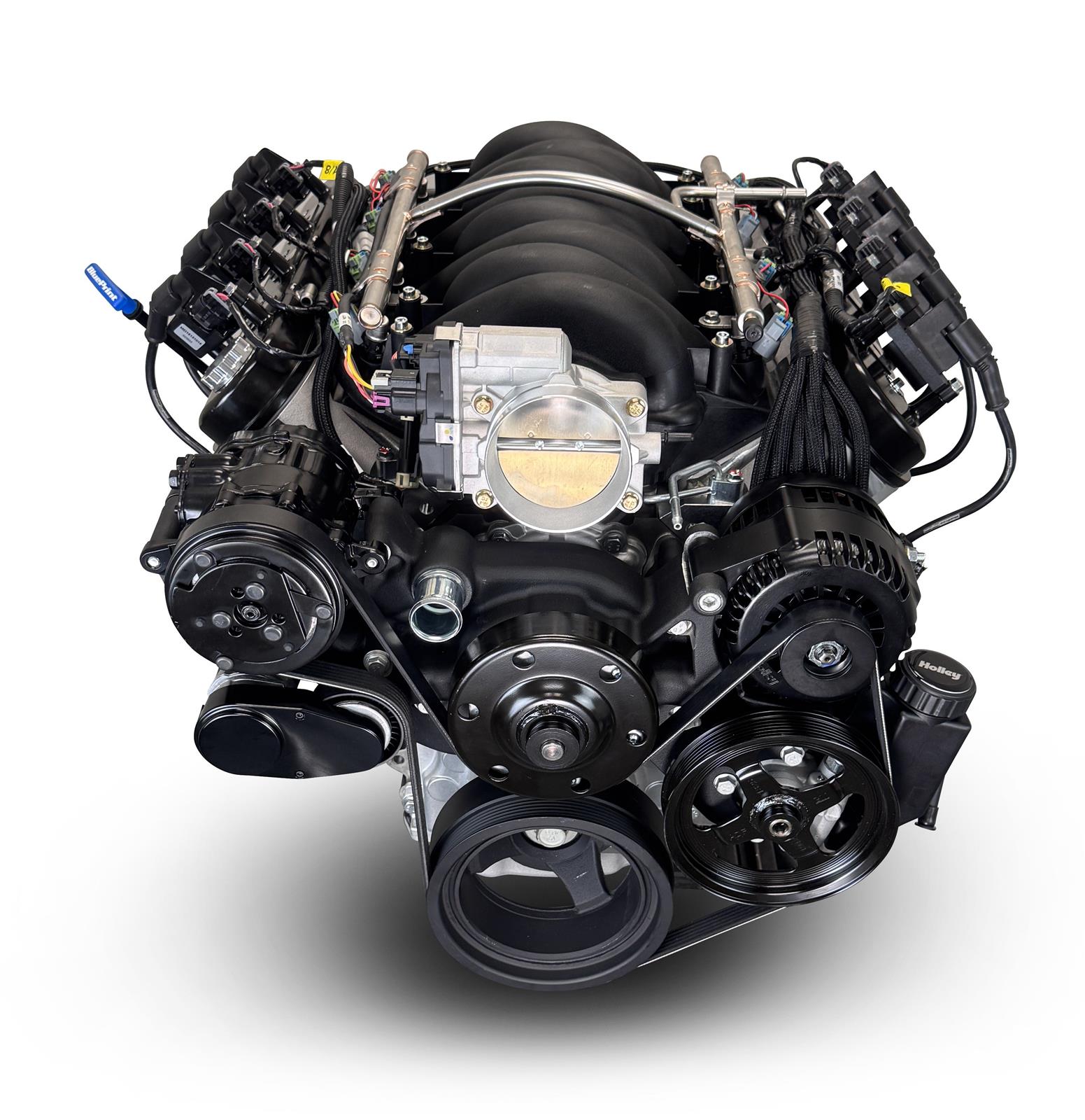 BluePrint Engines Engine and Transmission Combos BLS4273KB4L7 427 c.i. LS Builder Series Iron Block Standard Edition, Fuel Injected, 4L65/70E Automatic w/ Black Pulley Kit thumbnail 5