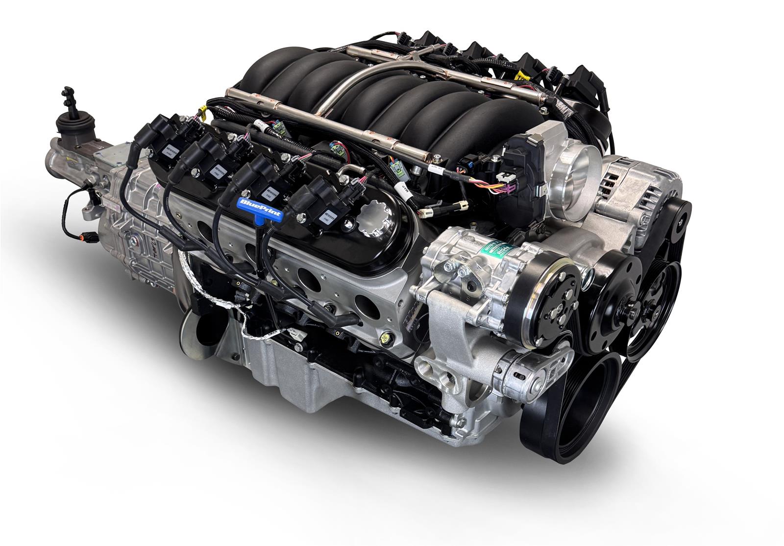 BluePrint Builder Series LS427/605HP Standard Edition EFI Crate Engine and TKX Transmission Combos BLS4273KTKX 427 c.i. LS Iron Block Edition, Fuel Injected, Manual w/ Polished Pulley Kit thumbnail 2