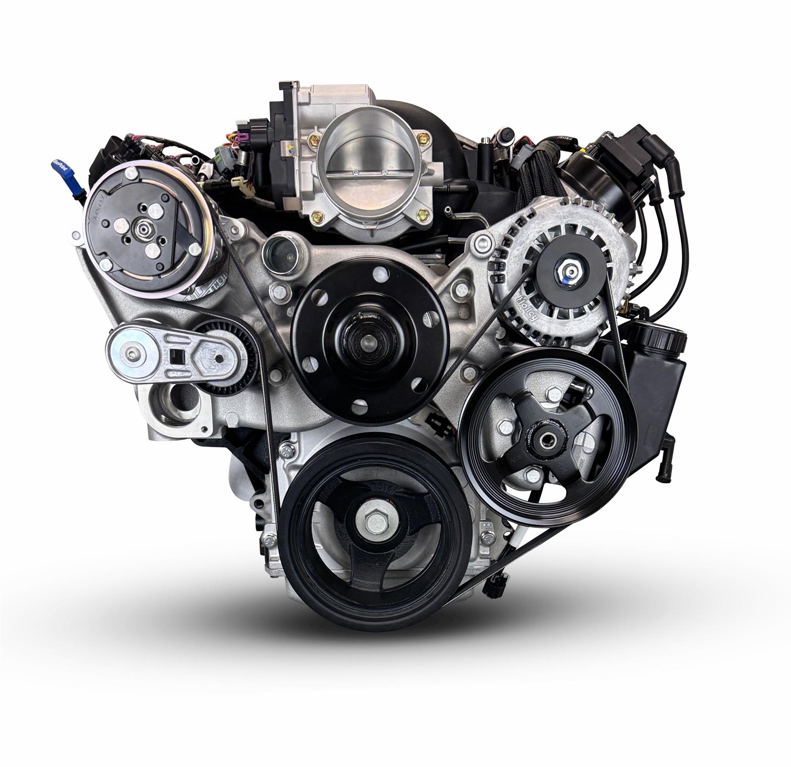 BluePrint Builder Series LS427/605HP Standard Edition EFI Crate Engine and TKX Transmission Combos BLS4273KTKX 427 c.i. LS Iron Block Edition, Fuel Injected, Manual w/ Polished Pulley Kit thumbnail 4
