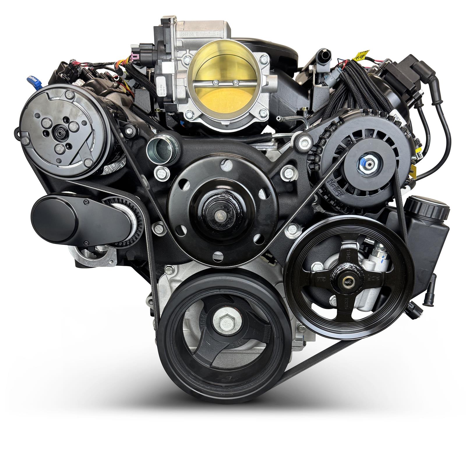 BluePrint Builder Series LS427/585HP Standard Edition EFI Crate Engine and T56 Transmission Combos BLS4278KBT56 427 c.i. LS Iron Block Edition, Fuel Injected, Manual w/ Black Pulley Kit thumbnail 4