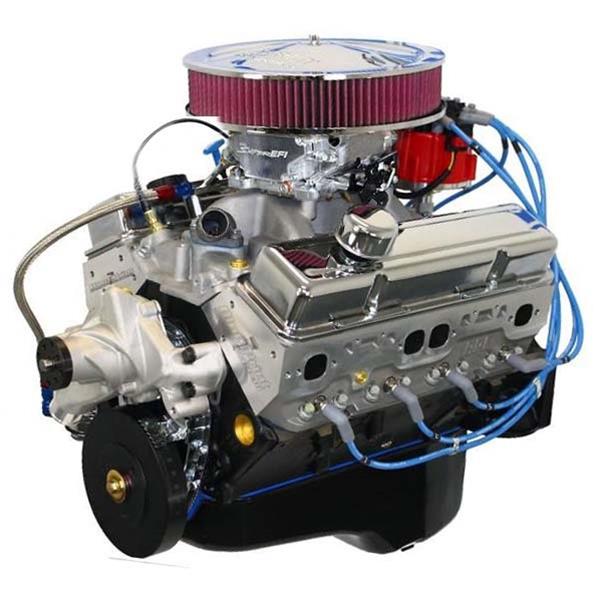 BluePrint Engines BP38318CTFD BluePrint Engines GM 383 C.I.D. 436 HP  Dressed Stroker Long Block Crate Engines | Summit Racing