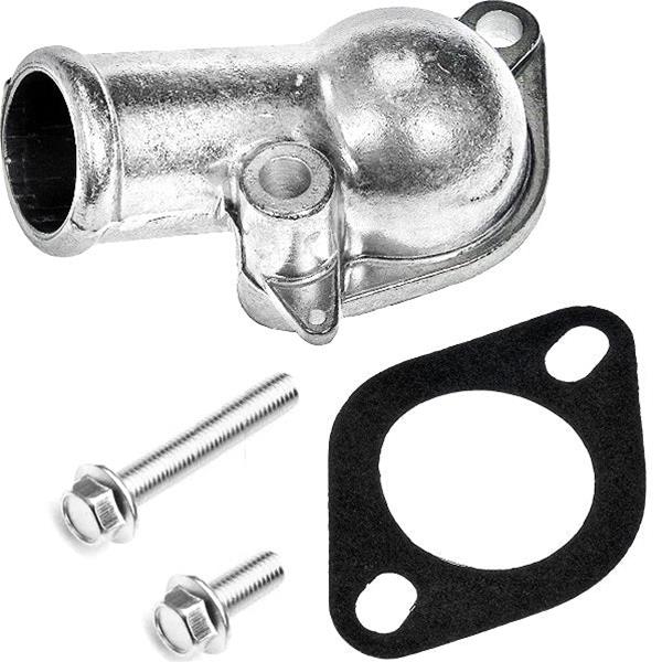 BluePrint Engines Water Necks and Thermostat Housings BPP10108470 Housing, Neck, Aluminum, Natural, 75-Degree, GM, Chevy, Small Block, Big Block, Each
