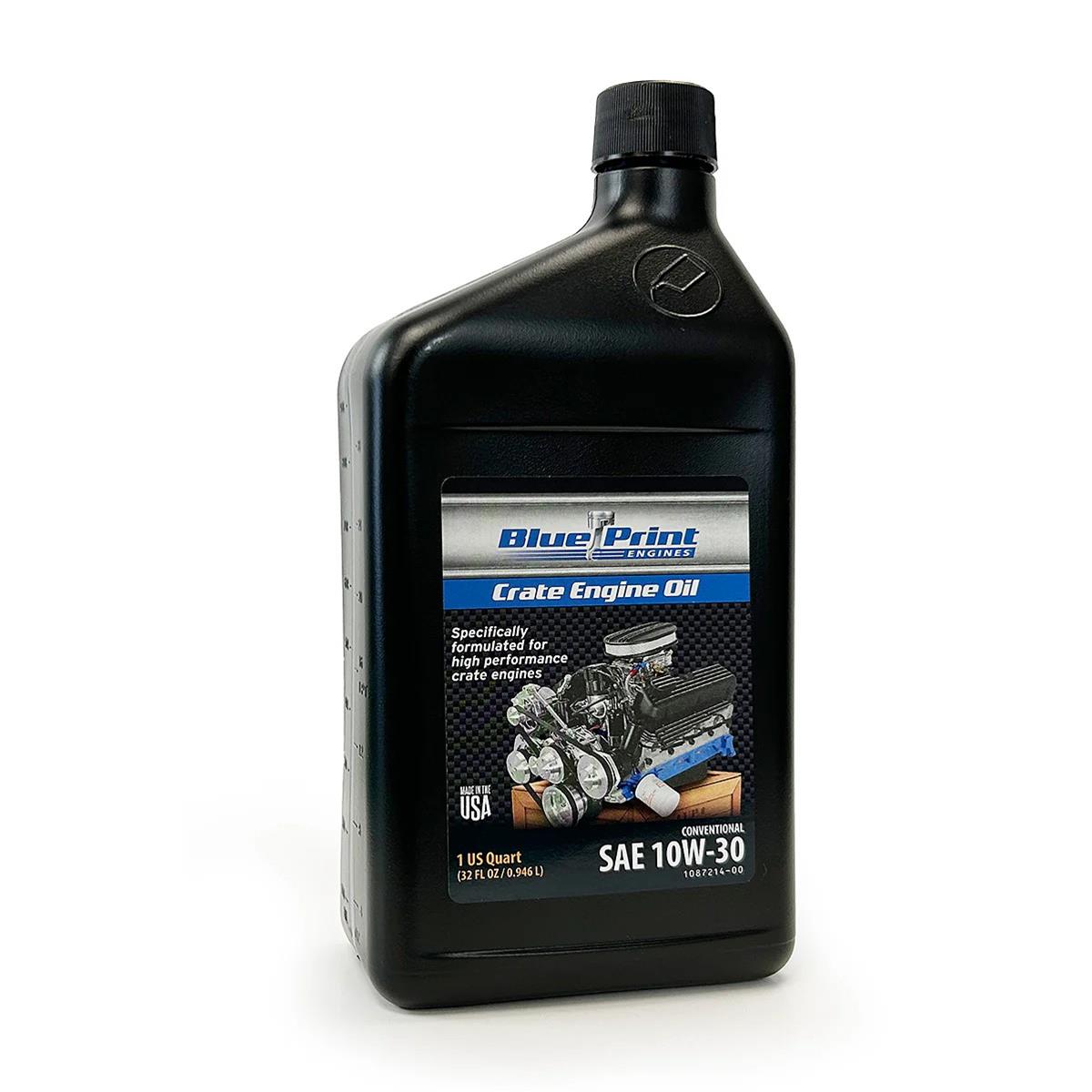 10w30 BluePrint Engines 10W30 Engine Oil BPP10W30 Oil, 10W30, Mineral, ZDDP Enhanced, 1 qt., Each