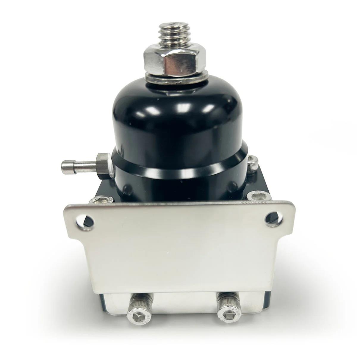 BluePrint Engines Billet Aluminum Fuel Pressure Regulators BPP13101BK Regulator EFI BILLET ALUMINUM FUEL PRESSURE BYPASS REGULATOR, -10AN ORB, 40-75 PSI, BLACK thumbnail 3