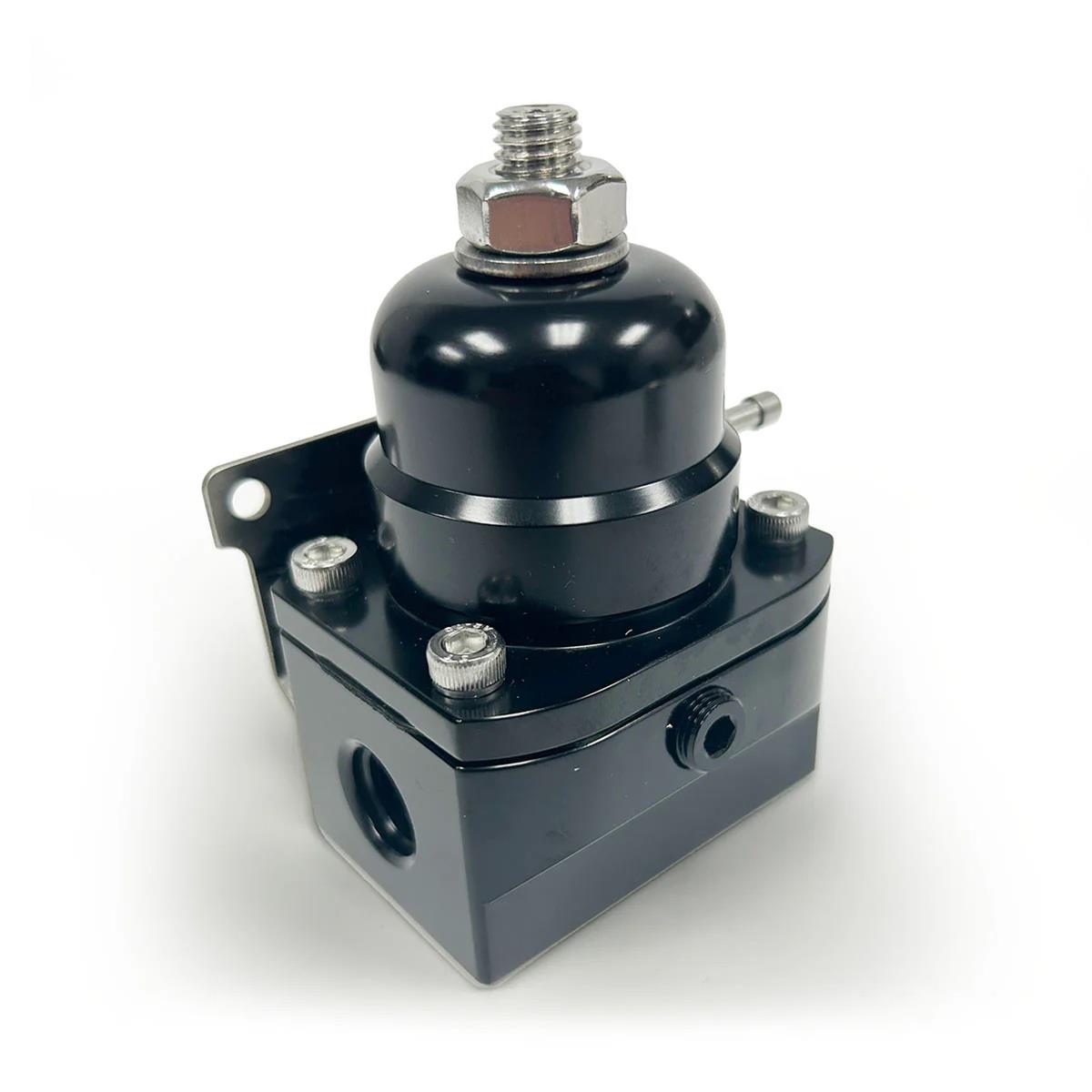 BluePrint Engines Billet Aluminum Fuel Pressure Regulators BPP13101BK Regulator EFI BILLET ALUMINUM FUEL PRESSURE BYPASS REGULATOR, -10AN ORB, 40-75 PSI, BLACK