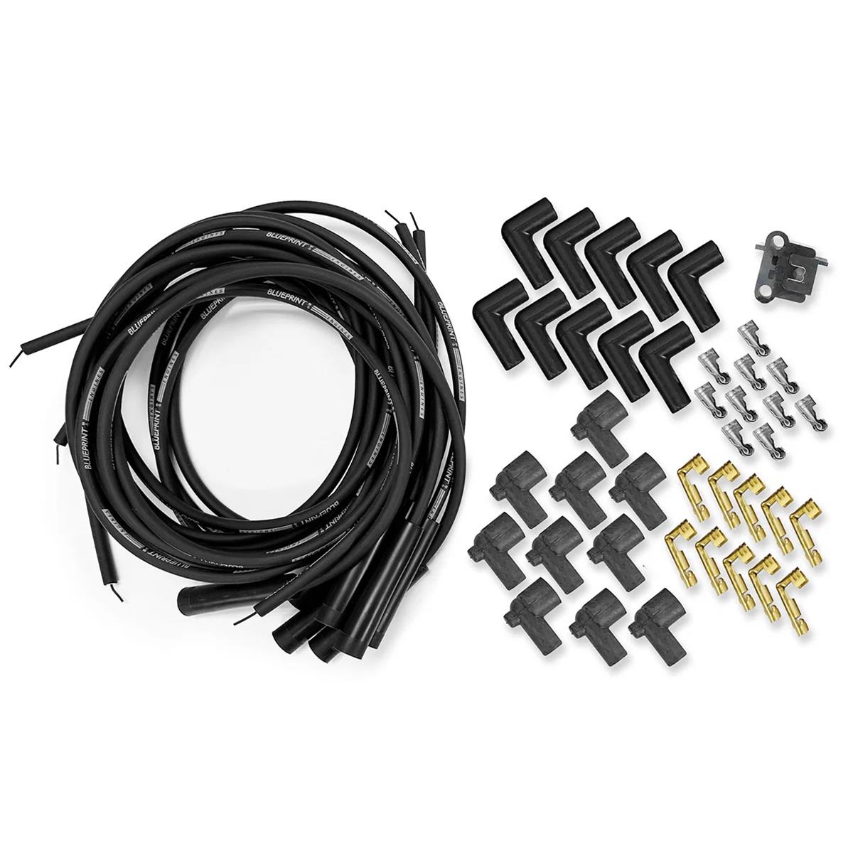 BluePrint Engines Spark Plug Wire Sets BPP28609 Ignition 8mm SPARK PLUG WIRE SET, 180 DEGREE BOOTS, SMALL BLOCK MOPAR AND FORD thumbnail 2