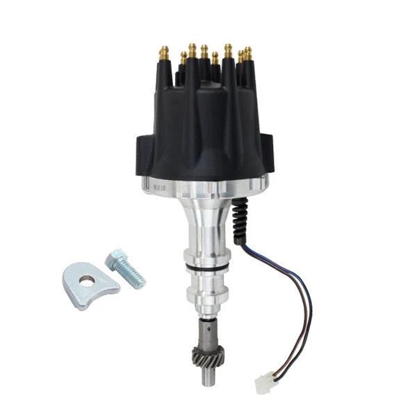 BluePrint Engines Pro Billet Ready to Run Distributors BPP3512BK Ignition PRO SERIES 2 WIRE DISTRIBUTOR, FORD 351 WINDSOR, V8 ENGINE, BLACK CAP