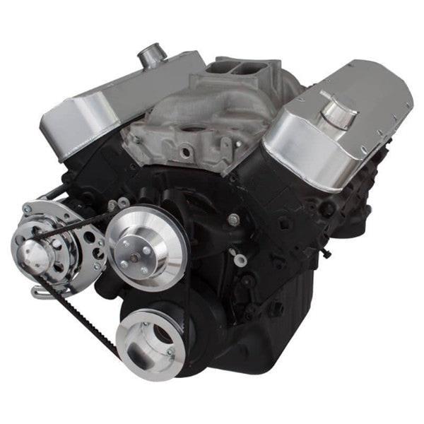 BluePrint Engines Accessory Drive Systems BPP454FDE2 BBC (STD DECK) ACCESSORY DRIVE, V-BELT W/ ALT, WP, BRACKETS, BOLTS
