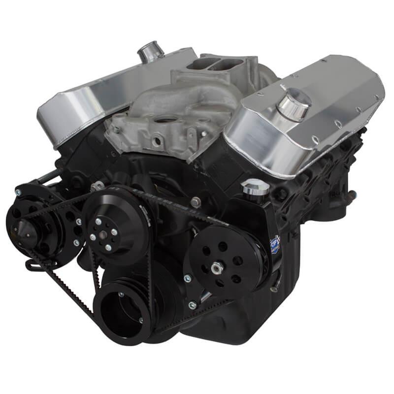 BluePrint Engines Accessory Drive Systems BPP454FDPS2 BBC (STD DECK) FRONT ACCESSORY DRIVE, V-BELT W/ ALT, PS, WP, BRACKETS, BOLTS