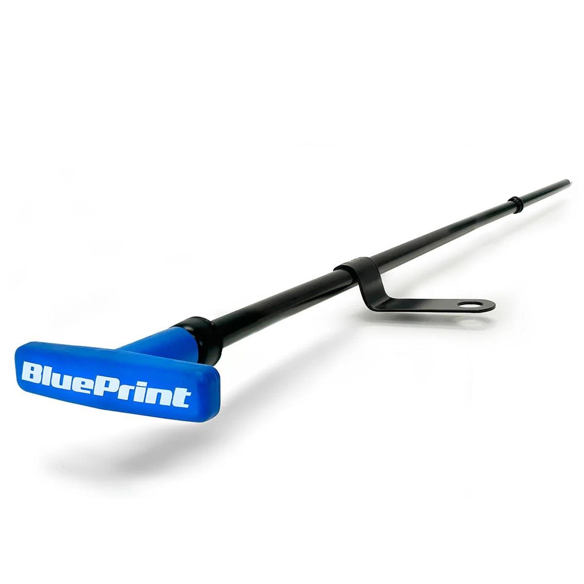 BluePrint Engines Dipstick and Tubes BPP9224 Engine Oil Dipstick, Tube, Steel, Black Tube, Blue Handle, Mid/Front Sump, Timing Cover Entry, 6.7L, 408 CID, Magnum, Small Block, Mopar, Each thumbnail 2