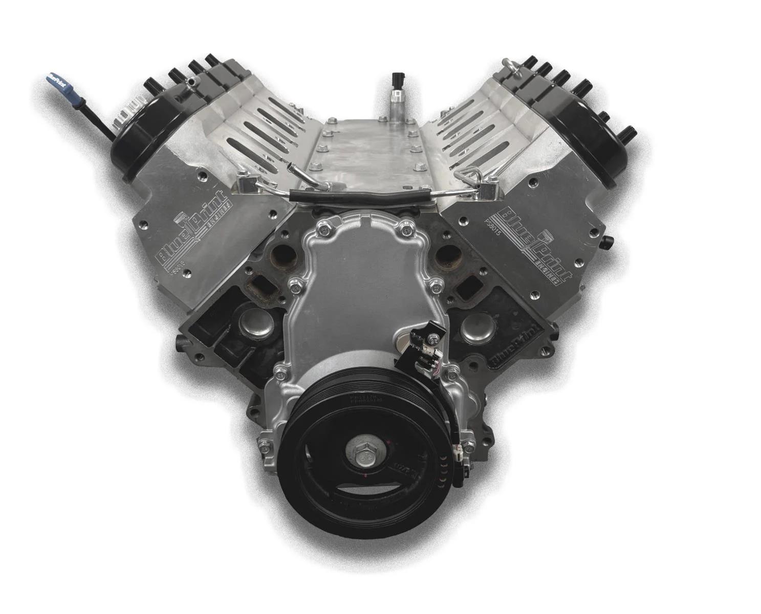 BluePrint Engines Pro Series Chevy LS 376 C.I.D. 530 HP Long Block Crate PSLS37630CT Engine, Block, GM C.I.D., 520 HP, Internal Balance, Aluminum Cylinder Heads, Chevy, 6.2L LS, Each thumbnail 2