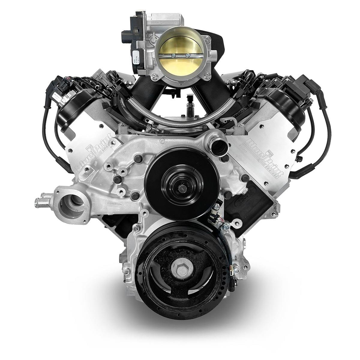 BluePrint Engines Pro Series Chevy LS 376 C.I.D. 530 HP EFI Base Dressed Long Block Crate PSLS3765CTF Engine, Fully Block, GM 546 HP, 469 Ft Lbs Tq, Internal Engine Balance. Harness, ECU, Each thumbnail 3