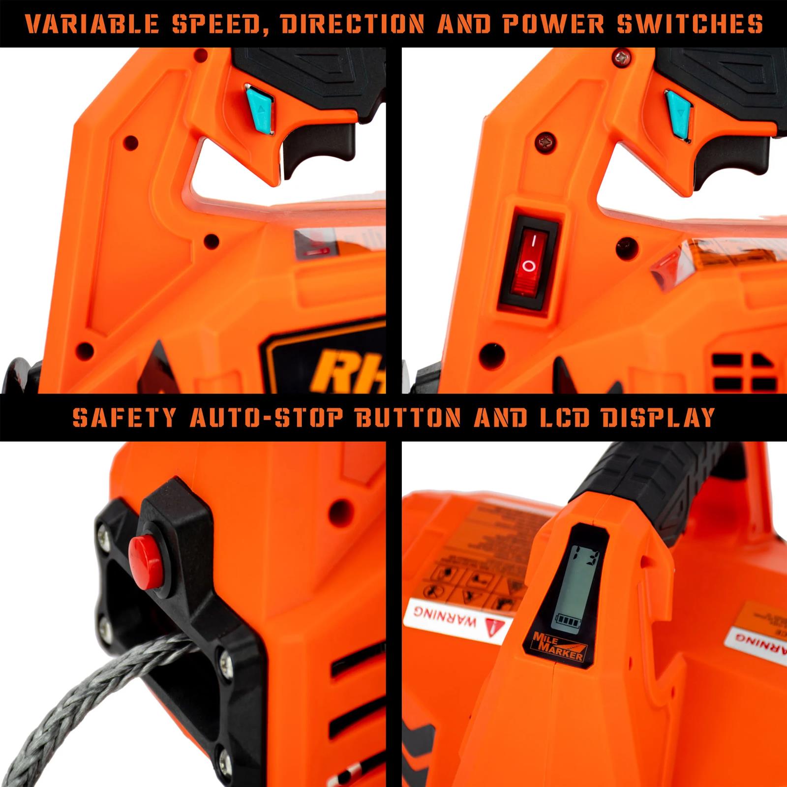 Mile Marker 71-1000 Mile Marker Rhino Pull 1000 Portable Electric