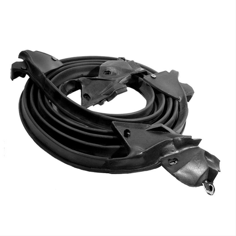 Metro Moulded LM 12-C SUPERsoft Door Seal For Classic Cars (1964-1965 GM Models) - With Clips, Molded Ends, Jet Black
