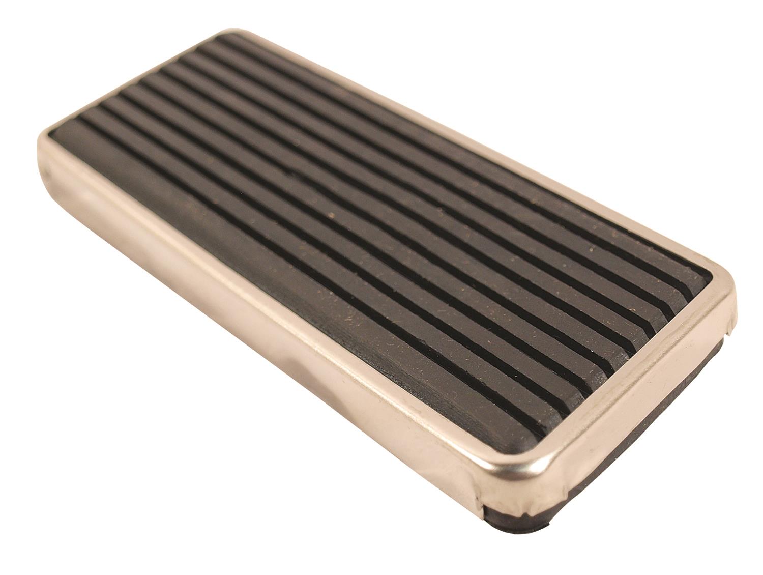 Lokar BAG-6115 Brushed Billet Aluminum Throttle Pedal with Rubber