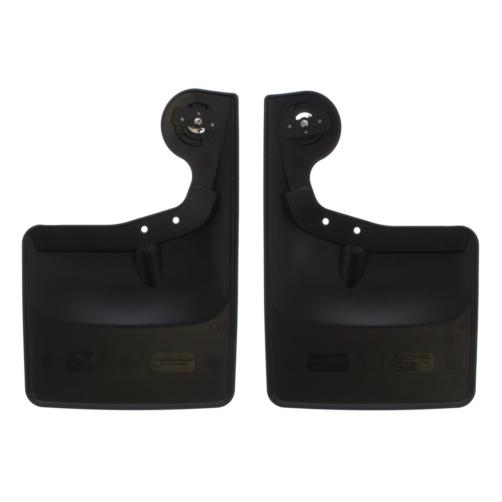 WeatherTech No-Drill Mud Flaps – Front – 110120-120122 – Black – Vehicle Specific