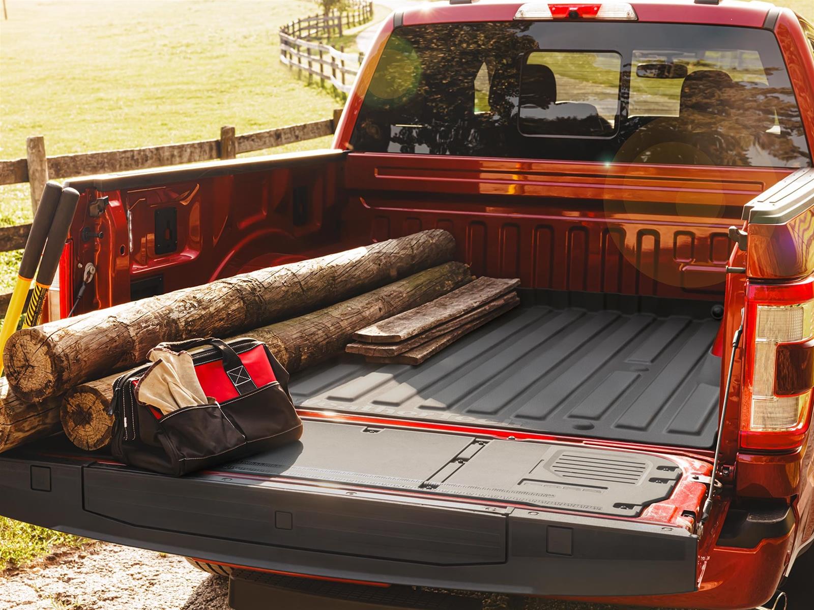 WeatherTech TechLiner Truck Bed Liner For Toyota Tundra – Custom Fit, Black TPE, Made In USA - View #3