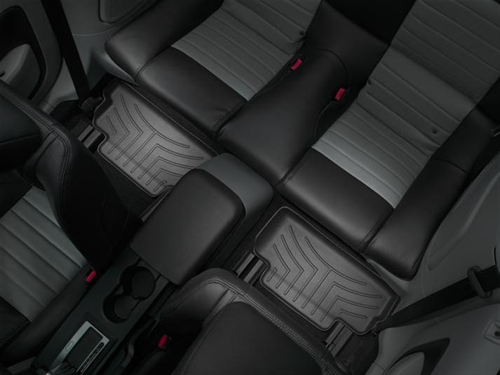 WeatherTech Custom Fit Rear FloorLiner for Ford Mustang Black